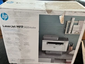 HP LaserJet MFP M234sdw Wireless Black & White Printer, Print, scan, copy, Fast - Picture 1 of 13