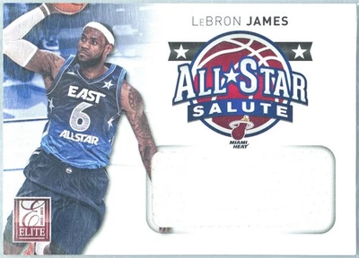 2012 Panini Elite LeBron James Jersey All-Star Salute Materials POP 4 ONLY LOOK! - Image 1 of 4