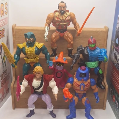 Vtg Motu Prince Adam,Man-e-faces,jitsu,trapjaw,merman Most Complete Original Lot - Image 1 of 4