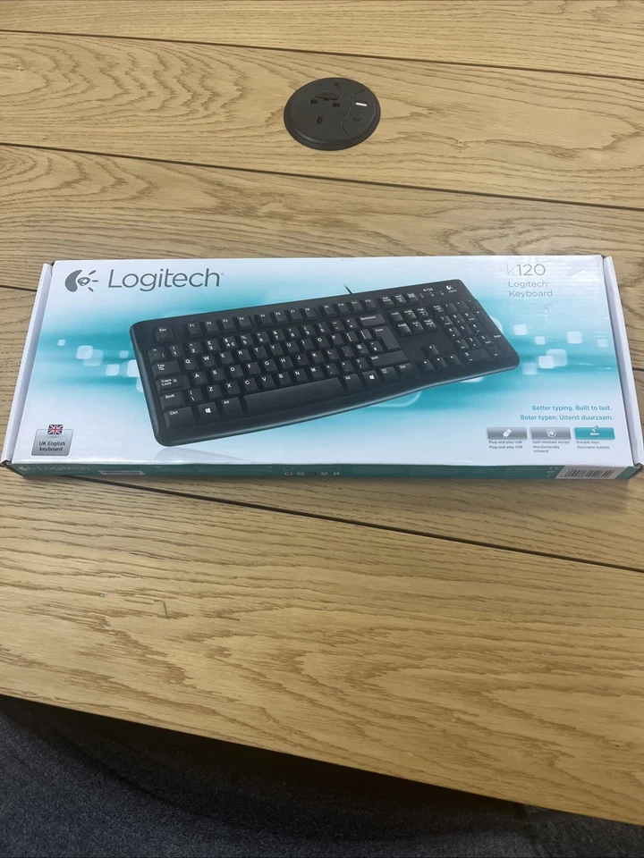Logitech 920-002501 K120  USB Keyboard - Black - Image 1 of 1
