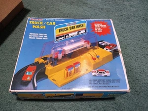 Vintage 1970’s Blue Box Diecast Toy Car Wash OVP Shell Tankstelle - Bild 1 von 21