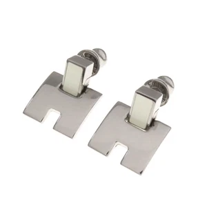 HERMES Irene H Motivo Pendiente Metal Damas [Usado] - Imagen 1 de 5