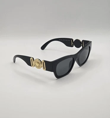 Gafas de sol para hombre VERSACE VE4479U GB1 87 negro oscuro/gris 52 mm Foto 1 de 4