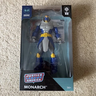 7-дюймовая экшн-фигурка McFarlane Digital DC - Justice League America Monarch новая  - Изображение 1 из 4