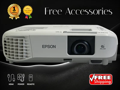 Epson PowerLite 107 4K Projector 3LCD 3500 Lumens 16W Speaker + 1 Year Warranty✨ - Image 1 of 4