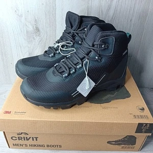 CRIVIT HIKING BOOTS WATERPROOF MENS SIZE 7.5 UK - NEW IN BOX - FREE SHIPPING, - Picture 1 of 10