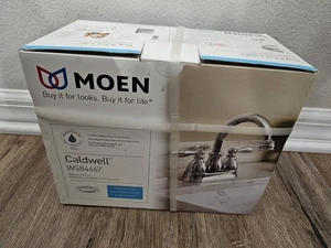 Moen WS84667 Caldwell 4" Centerset 2-Handle Bathroom Sink Faucet - Chrome - Picture 1 of 4