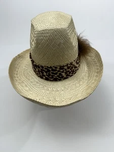 Vintage Resistol Postkutsche Stroh Cowboy Hut 7-3/8 70er 80er Jahre Western - Bild 1 von 13