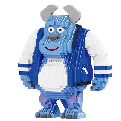 Monster University Building Blocks DIY Cartoon Characters Micro Brick Figure Toy Foto 1 de 2