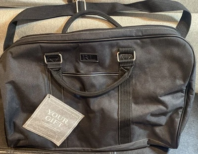 Bolso de Viaje Ralph Lauren Fragancias Para Hombre Poliéster Poni Polo Lona, NEGRO RL Foto 1 de 4