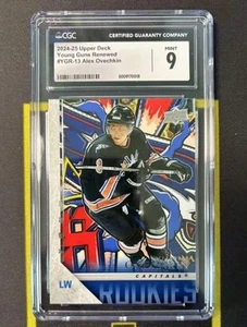 2024-25 Upper Deck Series 1 Renewed Young Guns Alex Ovechkin CGC 9 - Picture 1 of 2