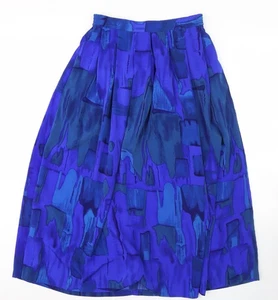 Nightingales Women's Multicoloured Midi Pleated Skirt - Picture 1 of 12