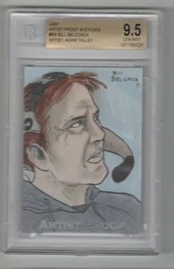 BILL BELICHICK 2018 LEAF SKETCH TRUE 1/1 BGS 9.5 ##FREE COMBINED SHIPPING - Picture 1 of 1