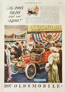 1939 Oldsmobile Red Car General Motors Vintage Ad My 1905 Olds Auto show - Picture 1 of 1