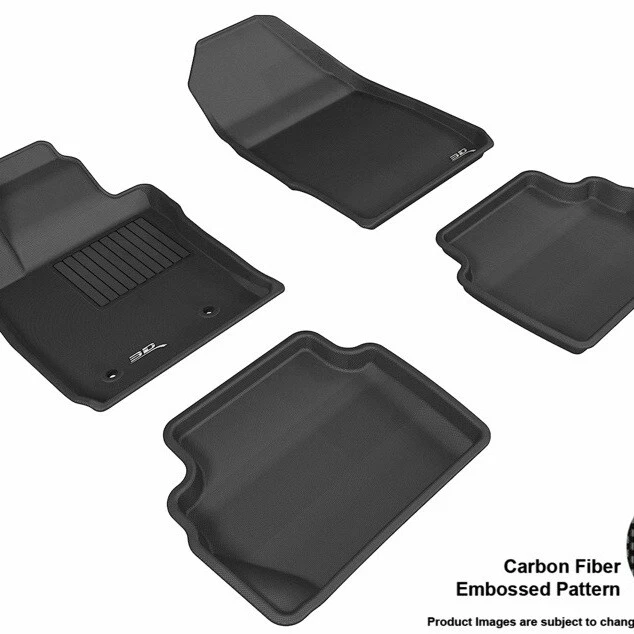 Juego de 4 piezas 3D MAXpider negro 1ª y 2ª fila para Ford Fiesta Foto 1 de 4