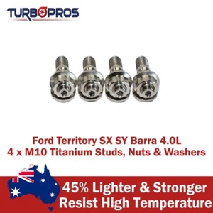 Titanium Exhaust Manifold To Turbo Stud Kit For Ford Territory SX SY Barra 4.0L - Picture 1 of 4