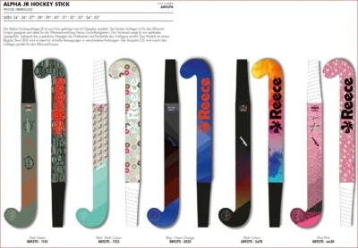 Reece Hockeyschläger Alpha Jr Stick Feld Field 889270 Holz Wood Rasen Kunstrasen - Bild 1 von 4