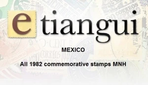 maz19 Mexico 1982 year complete, 46 commemorative stamps - Picture 1 of 1