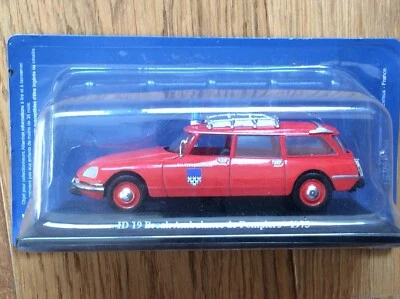 Citroen DS 19  Break Ambulance de Pompier- 1975 Edition Atlas tbe +certif - Photo 1/2