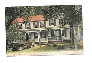 Vintage Postcard  THE CORNER NY Mt Pleasant Home postmarked The Corner 1907 DPO - Picture 1 of 2