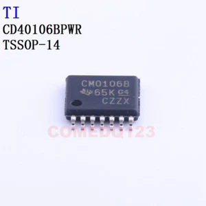 10PCSx CD40106BPWR TSSOP-14 TI Inverters - Picture 1 of 1