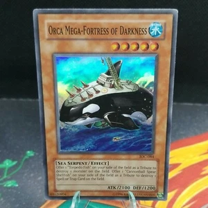 Orca Mega-Fortress of Darkness COI-084 Ligeramente Jugado Súper Raro Holo Original - Imagen 1 de 6