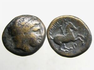 PHILIP II MACEDONIA AE18___3 Time Olympic Champion___FATHER OF ALEXANDER - GREAT