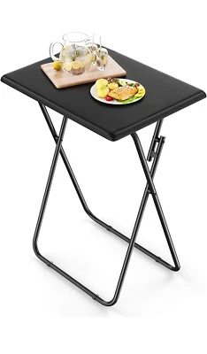 AMERIERGO Folding Table - No Assembly Required TV Tray for Eating on The Couch,  - Image 1 of 4