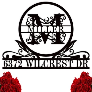 Customized House Number,Custom Address Signs For Houses,Housewarming Gifts - Picture 1 of 7