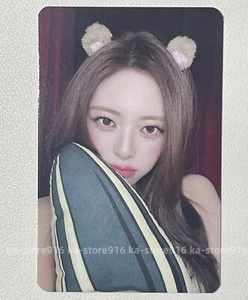 Tarjeta fotográfica ITZY Yuna 9º mini álbum DORADO Makestar 7º signo de fan evento beneficio - Imagen 1 de 2