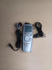 Olympus Digital Voice Recorder VN-1000SE Silver Microphone Hearphones Tested ! - Picture 1 of 9