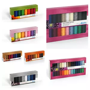 Premium Quality Mettler 100% Cotton Silk Finish Sewing Thread Embroidery Craft - Picture 1 of 17