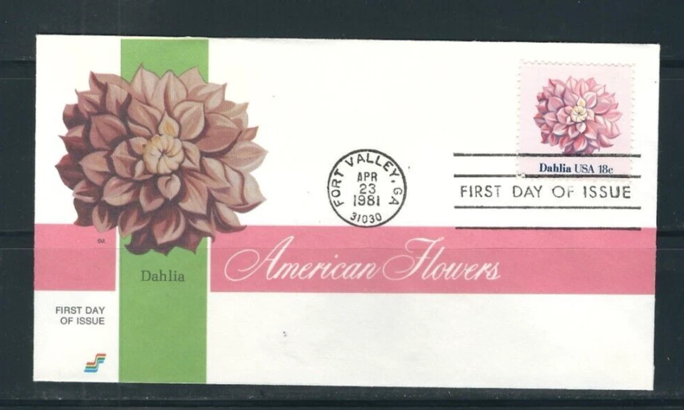 USA SC # 1278 Flowers - Dahlia - FDC . Spectrum Cachet - Image 1 of 1