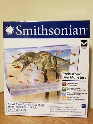 KIT DE CIENCIA SMITHSONIAN Monstruos Marinos Triops Prehistóricos Huevos Nuevo Regalo de Navidad Foto 1 de 2