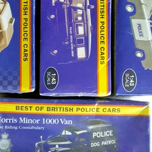 COLLECTION OF 5 ATLAS POLICE CARS DIE-CAST MODELS SCALE 1:43 - Picture 1 of 7
