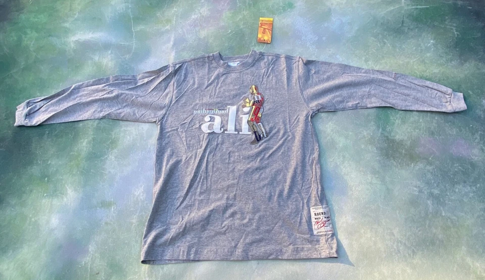 Camisa Platino Fubu Edición Limitada Muhammad Ali Manga Larga Talla Juvenil L. Foto 1 de 4