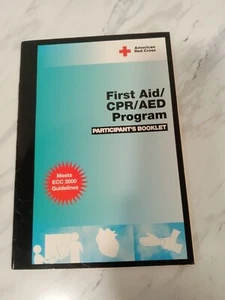 First Aid/CPR/AED Program Participants Booklet - American Red Cross - Bild 1 von 2