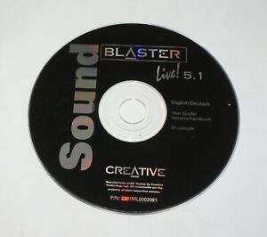 Creative SB0060 Sound Blaster Live! 5.1 Driver CD