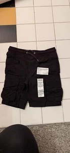 NWT-Toddler Boys Sonoma Casual Black Cargo Shorts-Size 4 - Picture 1 of 12