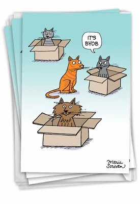 Pack de 3 divertidas tarjetas de felicitación de cumpleaños con sobres trae las tuyas Foto 1 de 4