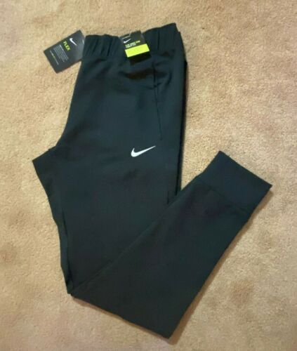 Nike Men's Sweatpants Athletic Wear Ribbed Cuff Drawstring Fitness Fleece Jogger