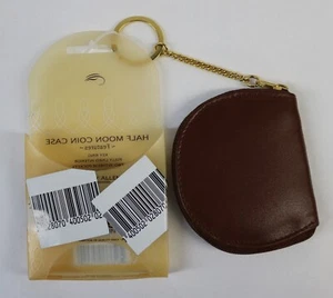 Geoffrey Allen Half Moon Geldbörse Echtleder Kleingeldbeutel Etui Geldbörse - Bild 1 von 6