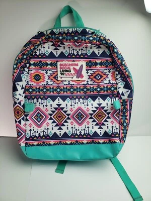 Mochila escolar de viaje retro Skechers Socal Living '92 mochila verde azulado boho Foto 1 de 4