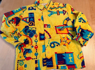 CAMISA PARCHE A GOG DE CATAMINI PANA CON BOTONES ESTAMPADO GRÁFICO NIÑOS TALLA 6 Foto 1 de 4