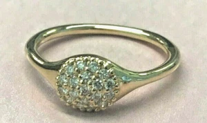 PANDORA | 18K GOLD LOVEPODS DIAMOND RING ✪NEW✪ 970106D 7 RARE RETIRED 750 ALE US - Picture 1 of 9