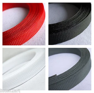 30MM Tight Braided PET Woven Expandable Sleeving Sleeve 13Feet 4Meters - Picture 1 of 5