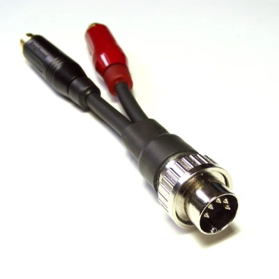 10cm '5 pin DIN - FEMALE RCA' Gotham GAC-1 DIN converter cable for Naim - Image 1 of 3