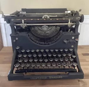 Antike Underwood No.5 Standard Schreibmaschine 1923 patentiert USA. Reparaturbedürftig. - Bild 1 von 9