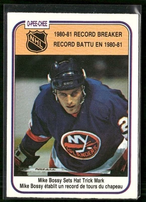 1981-82 O-Pee-Chee - Mike Bossy #390  - Image 1 of 2