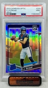 C.J. STROUD RC 2023 PANINI DONRUSS OPTIC SILVER HOLO PRIZM 244 MINT PSA 9 - Picture 1 of 3